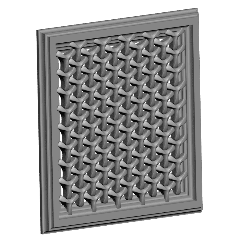 картинка Решётка декоративная Набор D15-024 3D-STL.COM