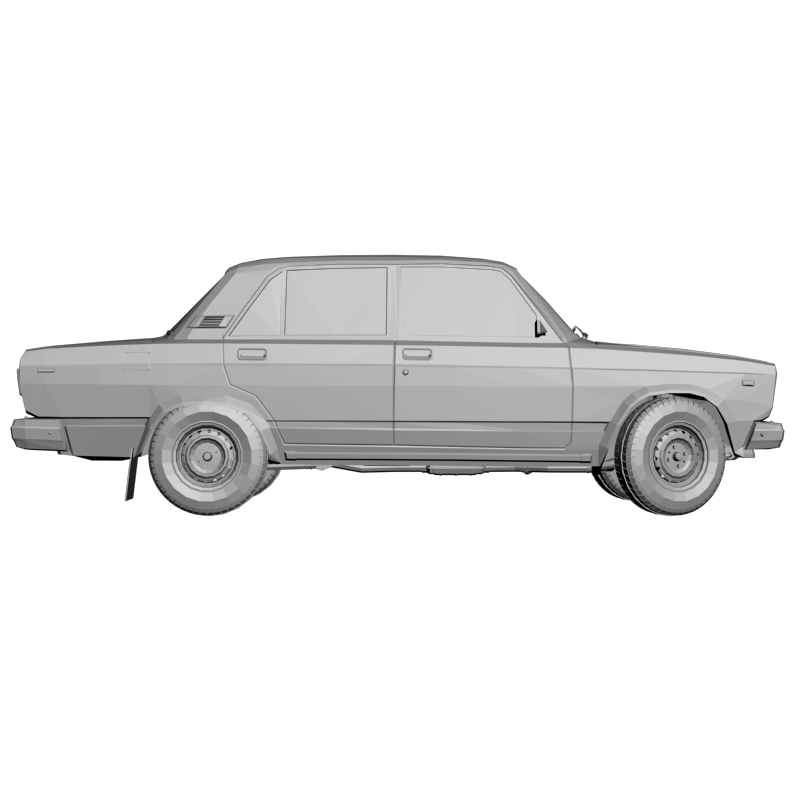 картинка ВАЗ 2107 RT3-075 3D-STL.COM