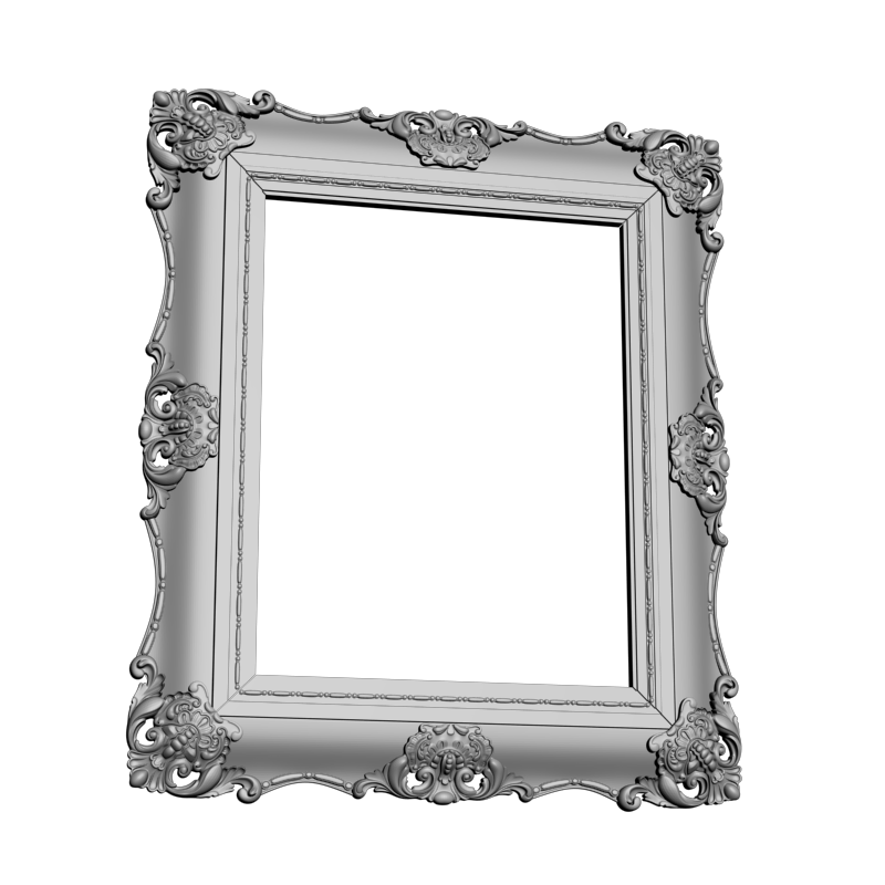 картинка Рамка резная D14-685 3D-STL.COM