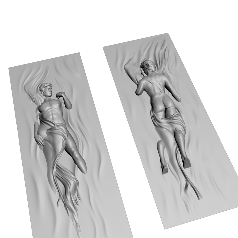 картинка Двери резные H3-087 3D-STL.COM