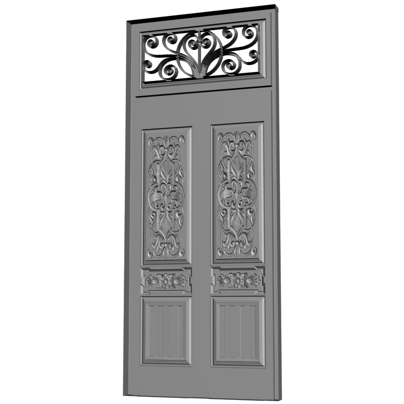 картинка Двери резные H3-074 3D-STL.COM