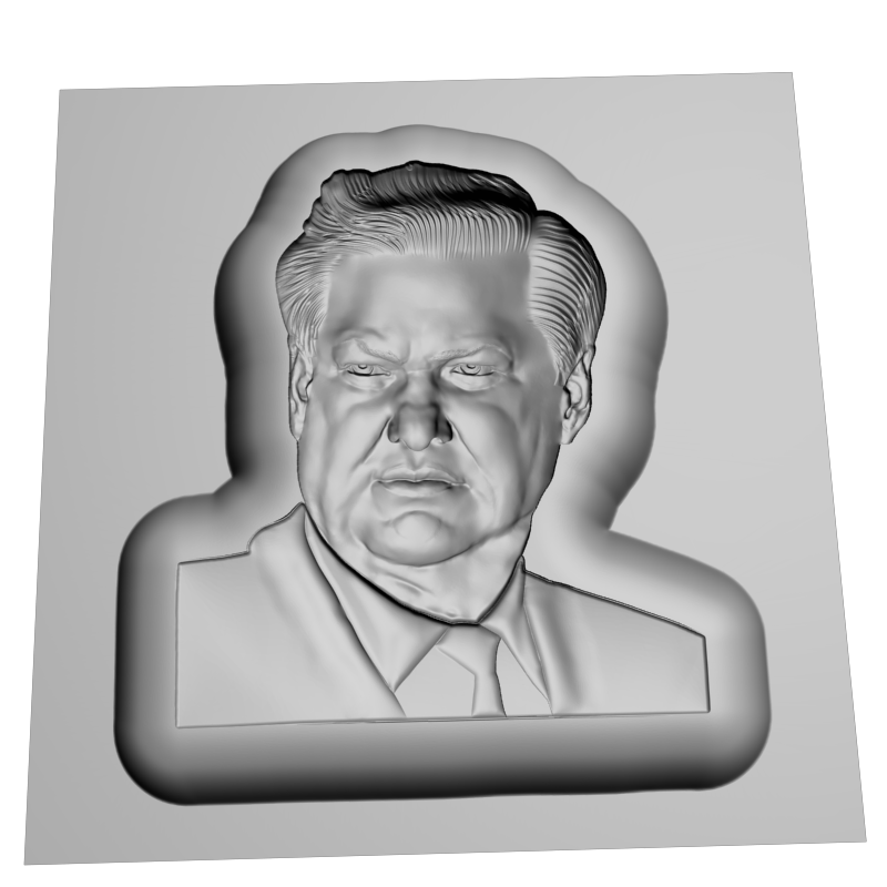 картинка Ельцин L1-121 3D-STL.COM