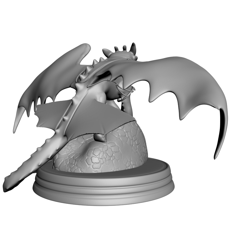 картинка Дракон Беззубик PI1-387 3D-STL.COM
