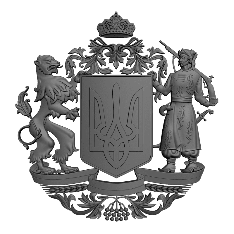 картинка Герб Украины RG1-019 3D-STL.COM