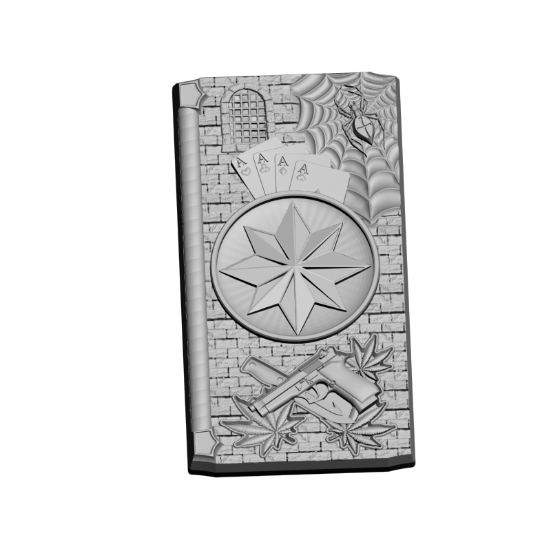 картинка Нарды тюремные PI2-123 3D-STL.COM