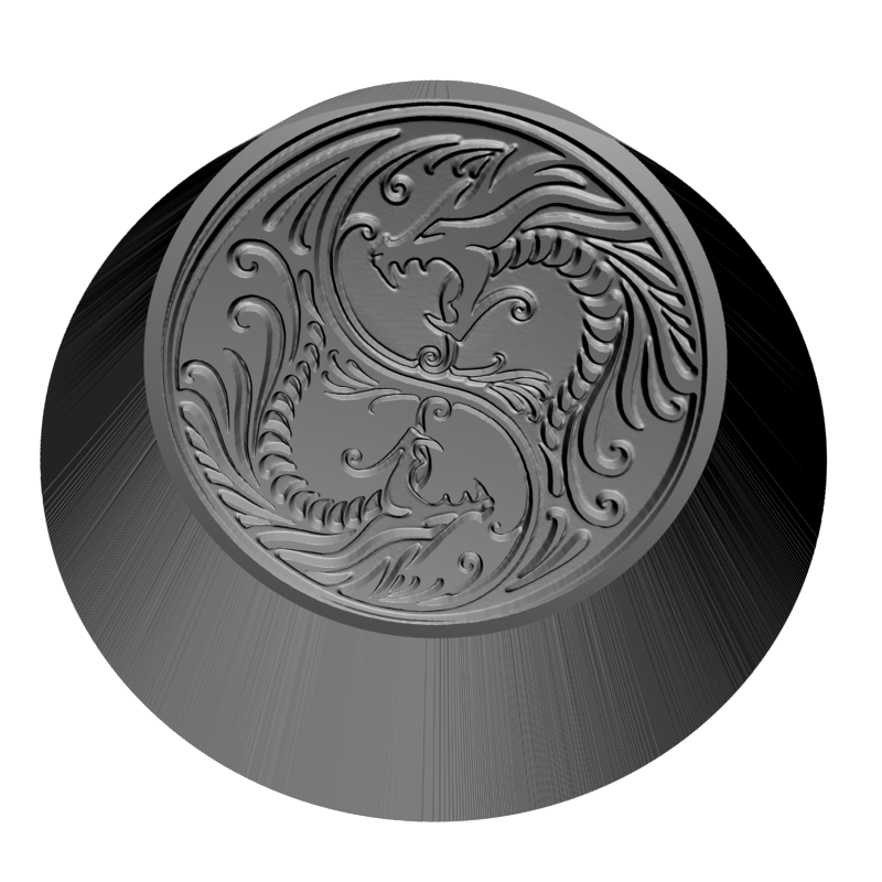 картинка Фишка PI2-128 3D-STL.COM