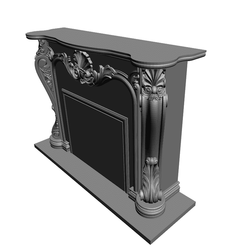 картинка Камин H4-007 3D-STL.COM