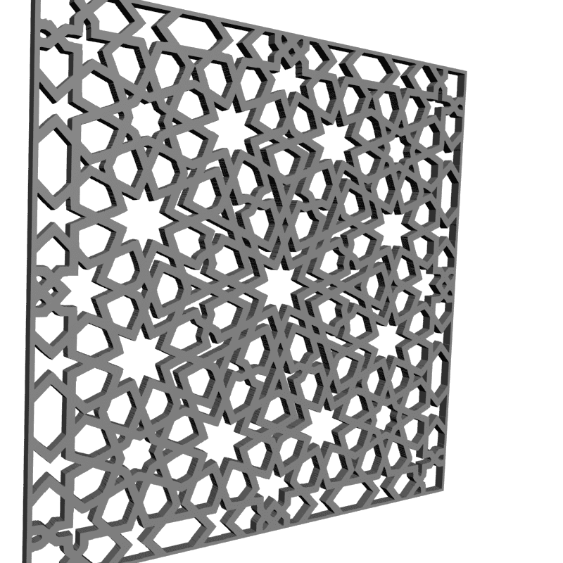 картинка Решётка резная D15-013 3D-STL.COM