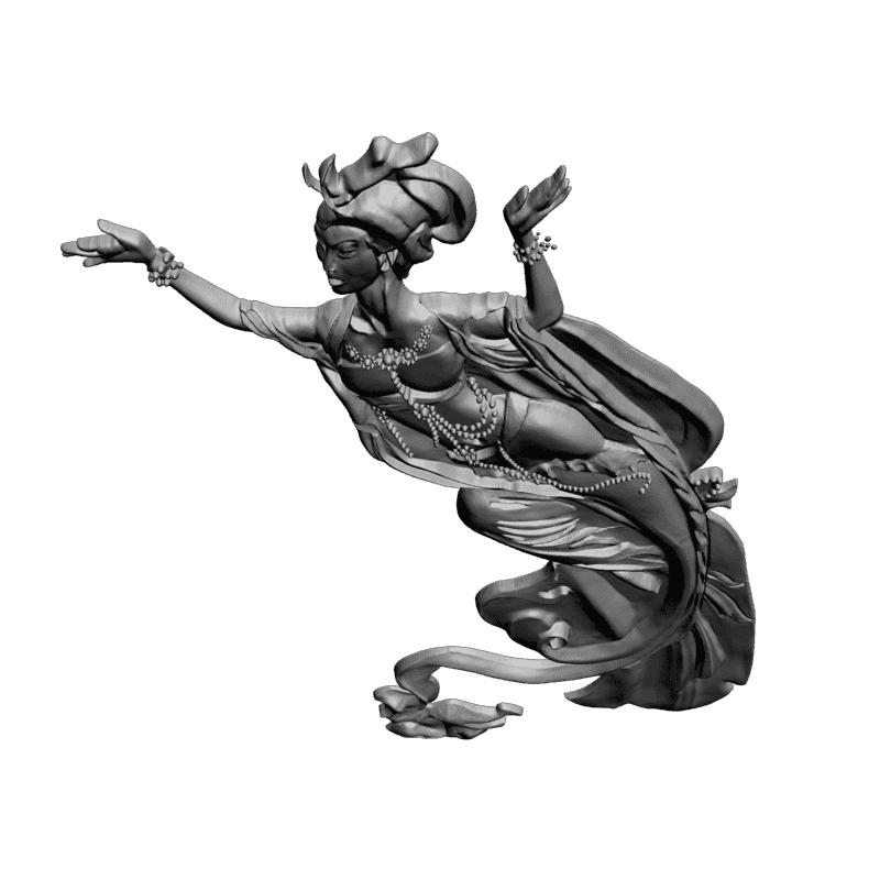 картинка Китайская дева L1-069 3D-STL.COM