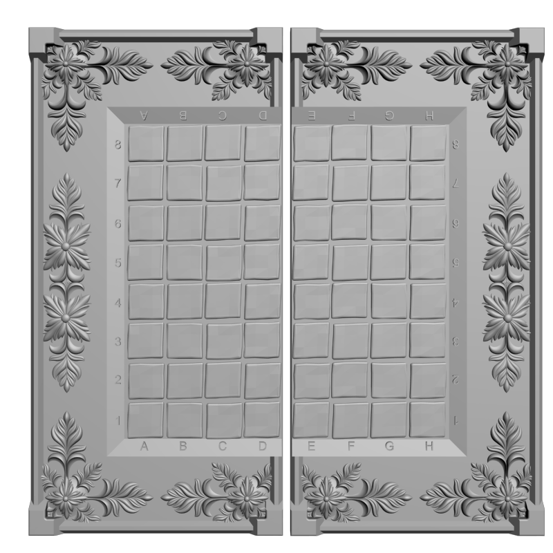 картинка Нарды шахматы два в одном PI2-121 3D-STL.COM