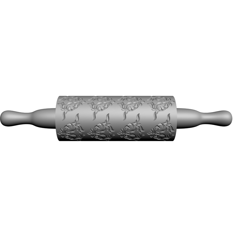картинка Скалка с узорами H5-129 3D-STL.COM
