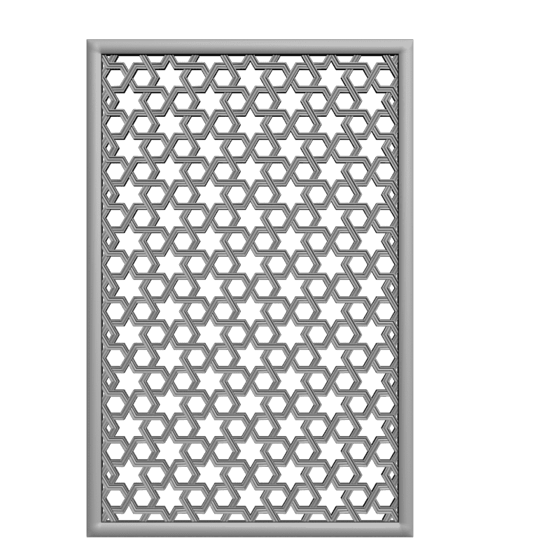 картинка Решётка декоративная D15-021 3D-STL.COM