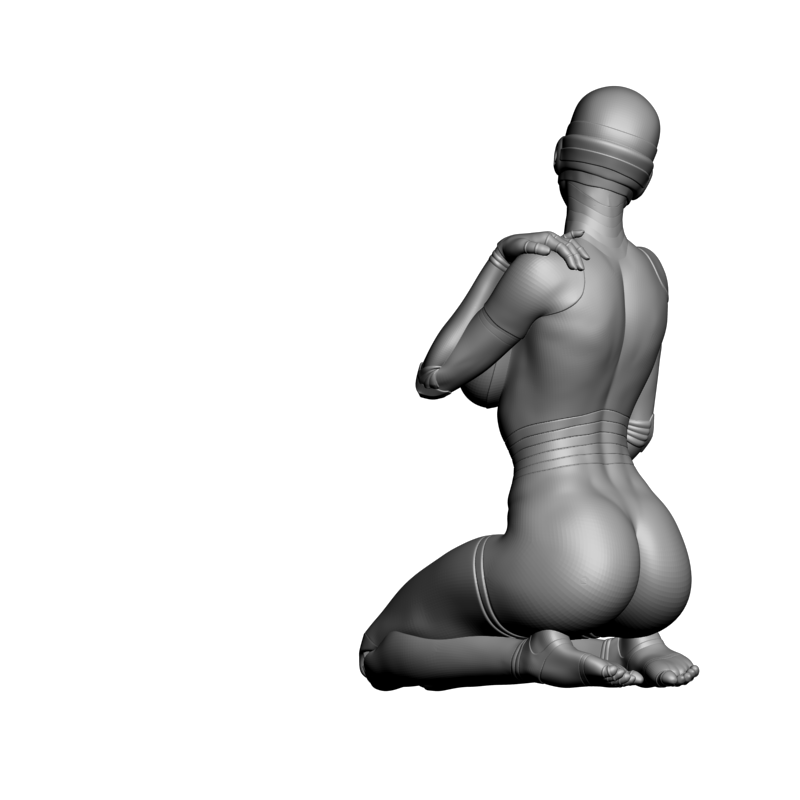 картинка Обнажённая девушка L3-331 3D-STL.COM