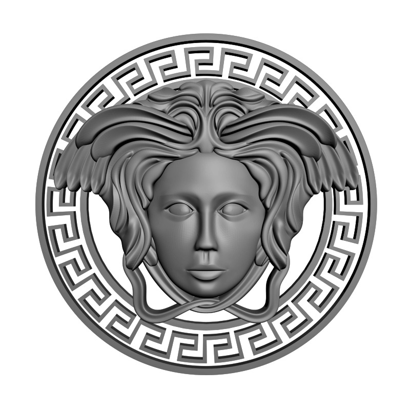 картинка Версаче медальон RY6-064 3D-STL.COM