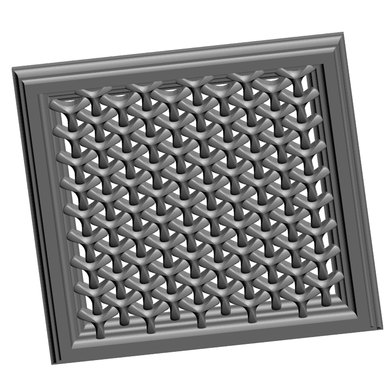 картинка Решётка декоративная Набор D15-024 3D-STL.COM