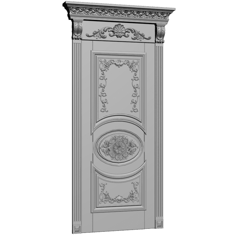 картинка Двери резные H3-065 3D-STL.COM