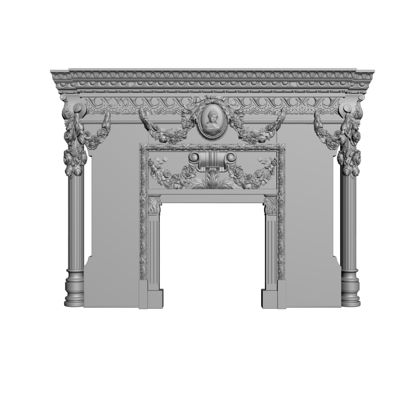 картинка Камин Набор 14 шт H4-031 3D-STL.COM