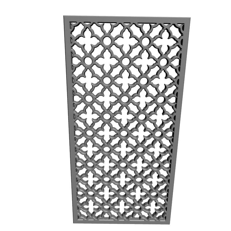 картинка Решётка резная D15-009 3D-STL.COM