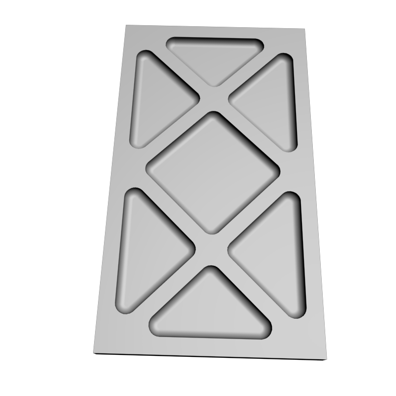 картинка Менажница прямоугольная H5-150 3D-STL.COM