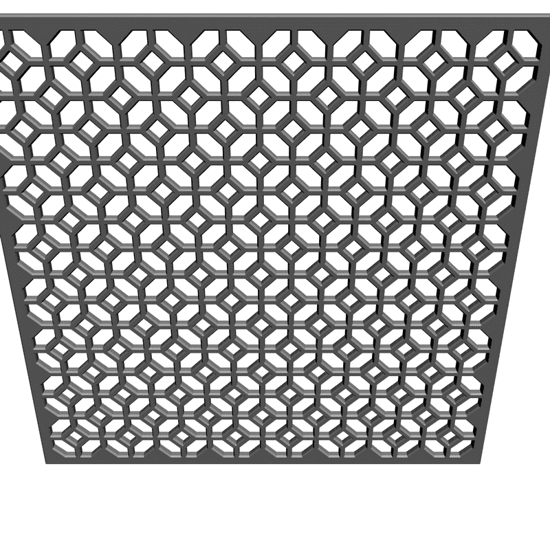 картинка Решётка резная D15-010 3D-STL.COM