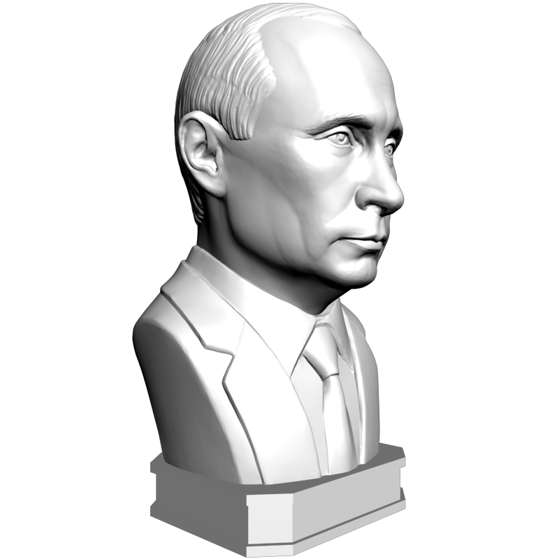 картинка Владимир Путин L2-076 3D-STL.COM