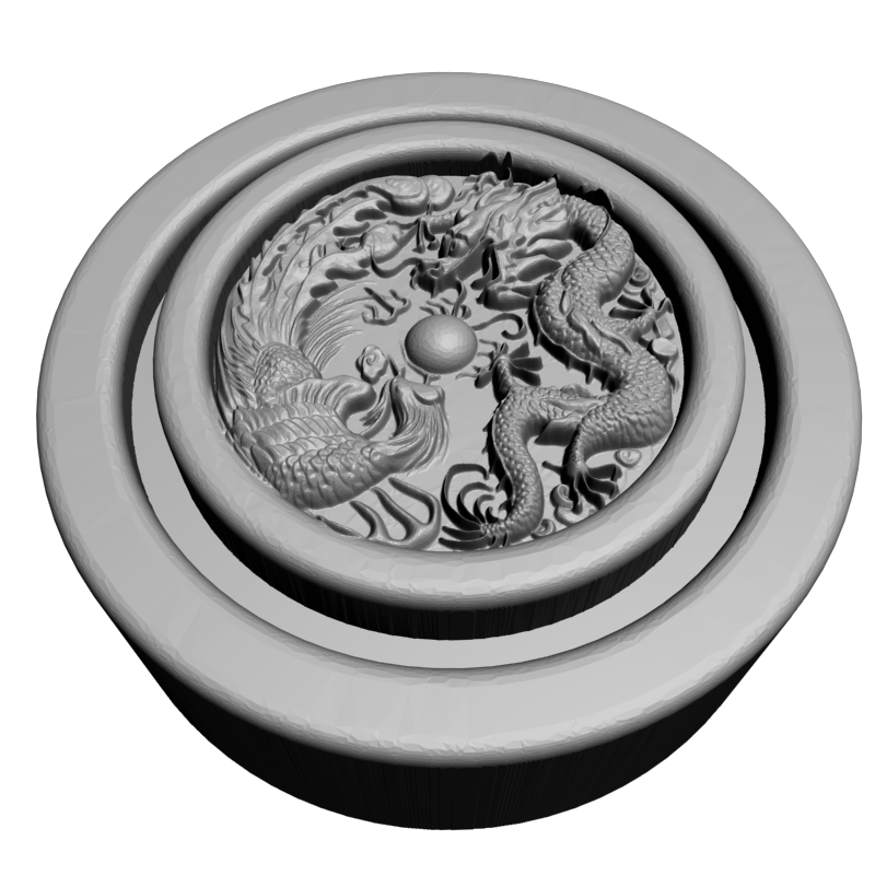 картинка Шашка фишка PI2-137 3D-STL.COM
