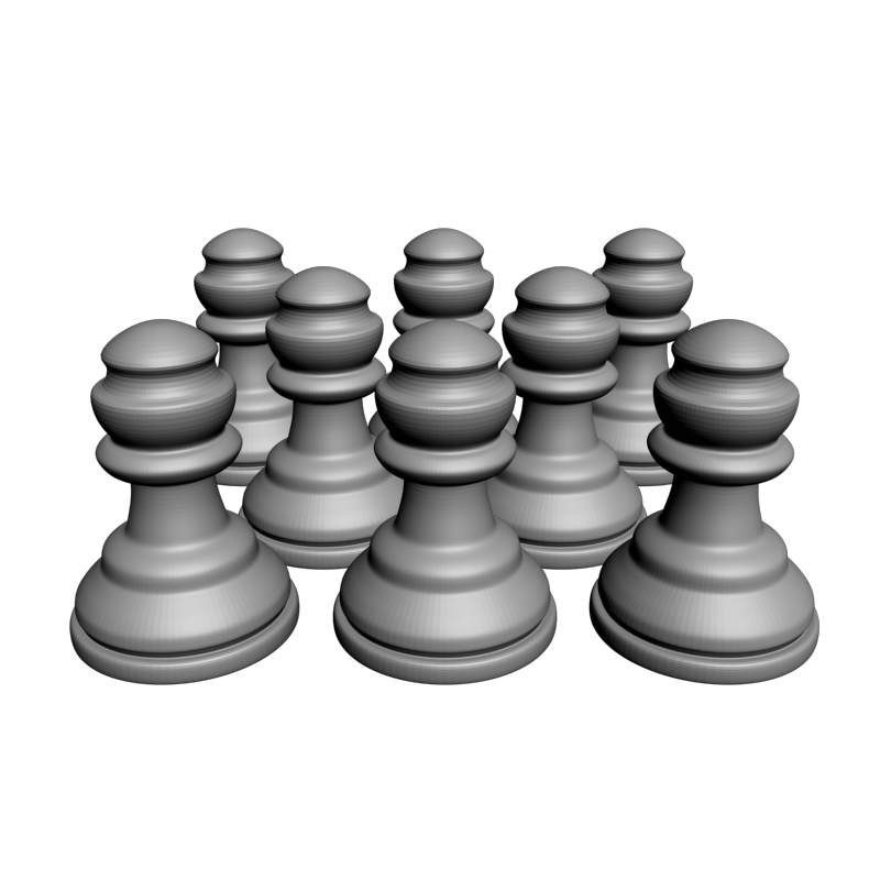 картинка Шахматные фигуры PI3-161 3D-STL.COM