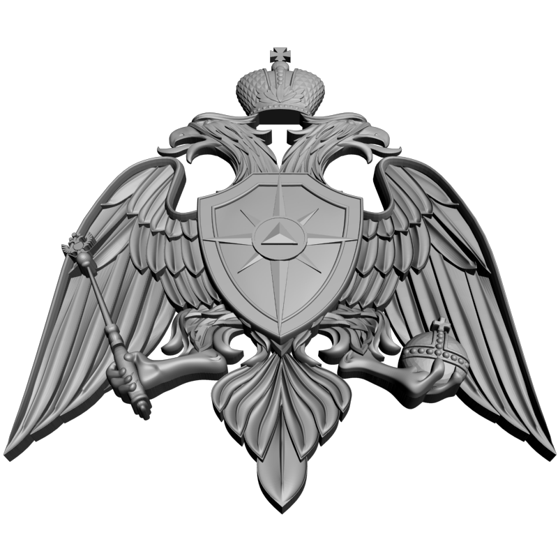 картинка Герб МЧС RG1-079 3D-STL.COM
