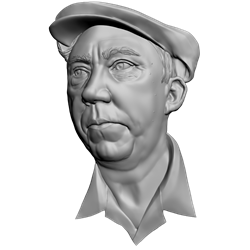 картинка Юрий Никулин L1-083 3D-STL.COM