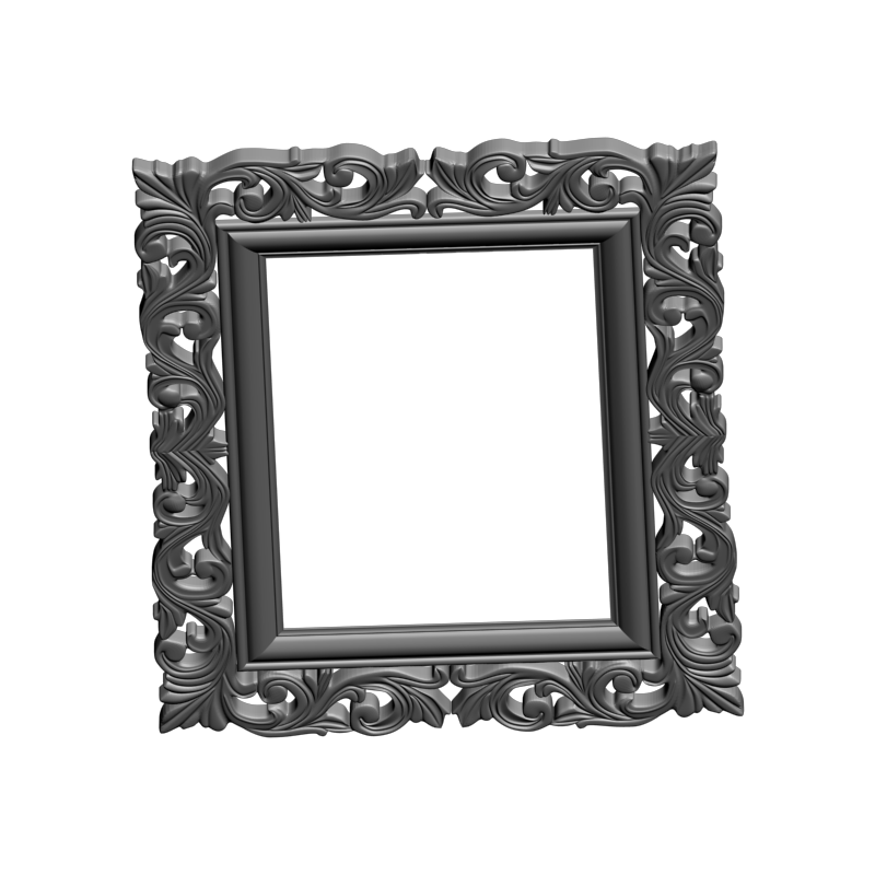 картинка Рамка резная под зеркало D14-667 3D-STL.COM