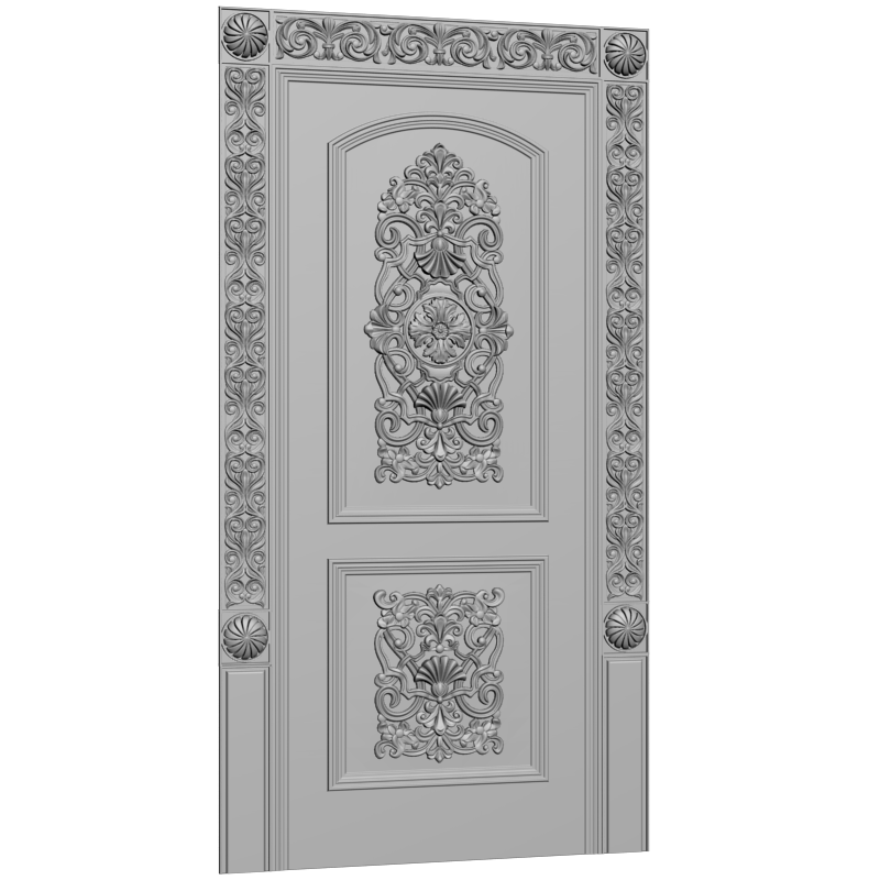 картинка Двери резные H3-067 3D-STL.COM