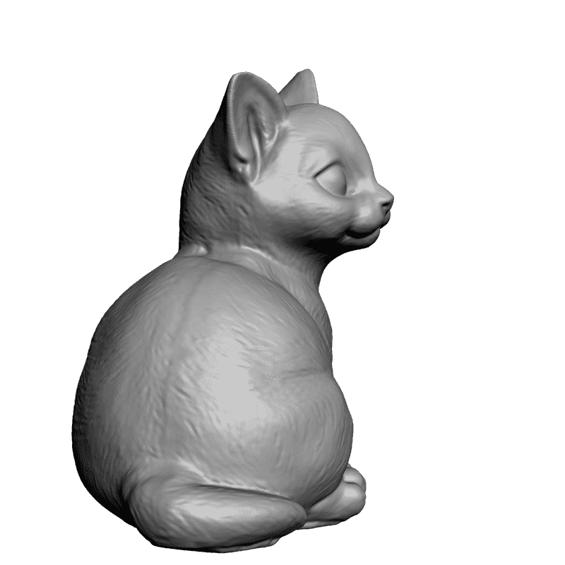 картинка Котёнок F1-107 3D-STL.COM