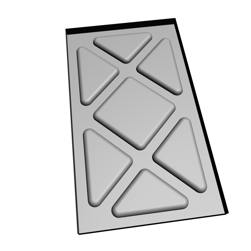 картинка Менажница прямоугольная H5-150 3D-STL.COM