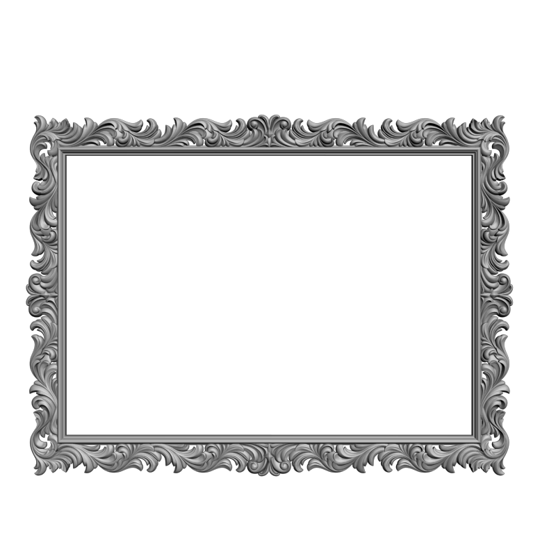 картинка Рамка резная D14-689 3D-STL.COM