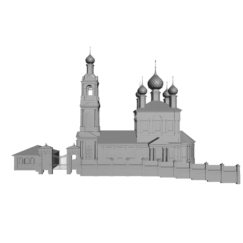 картинка Церковь H1-009 3D-STL.COM