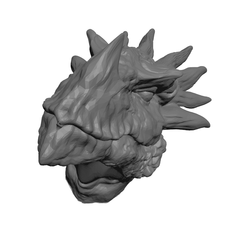 картинка Голова Смоки PI1-215 3D-STL.COM