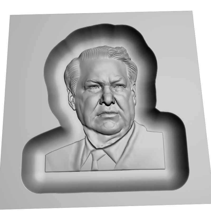 картинка Ельцин L1-121 3D-STL.COM