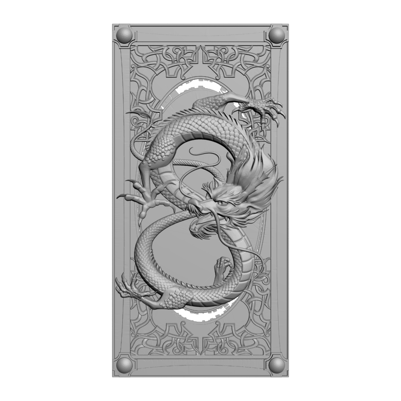 картинка Дракон PI2-129 3D-STL.COM