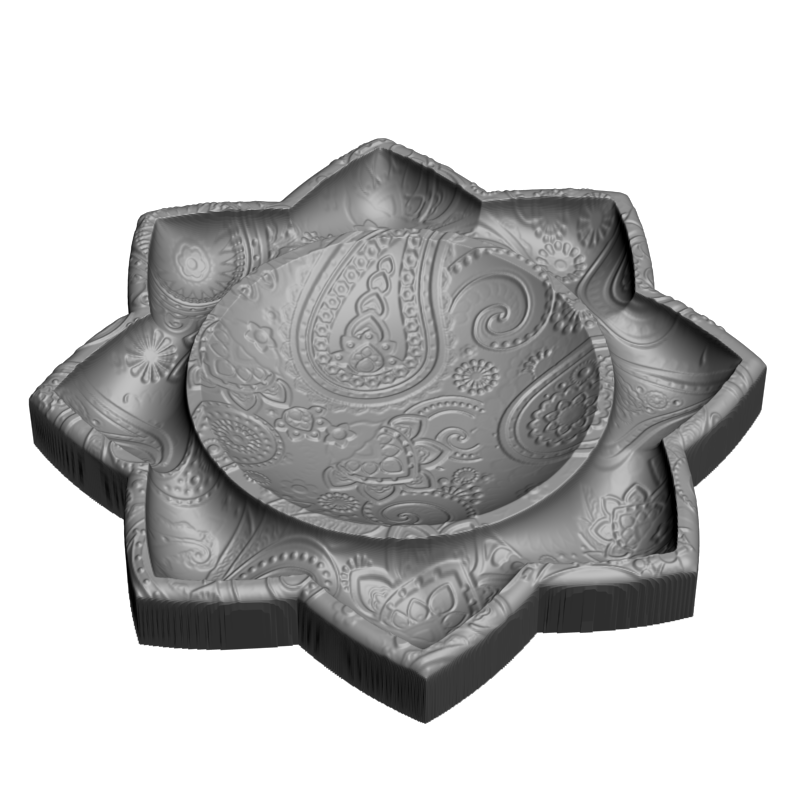 картинка Менажница Солнце H5-111 3D-STL.COM