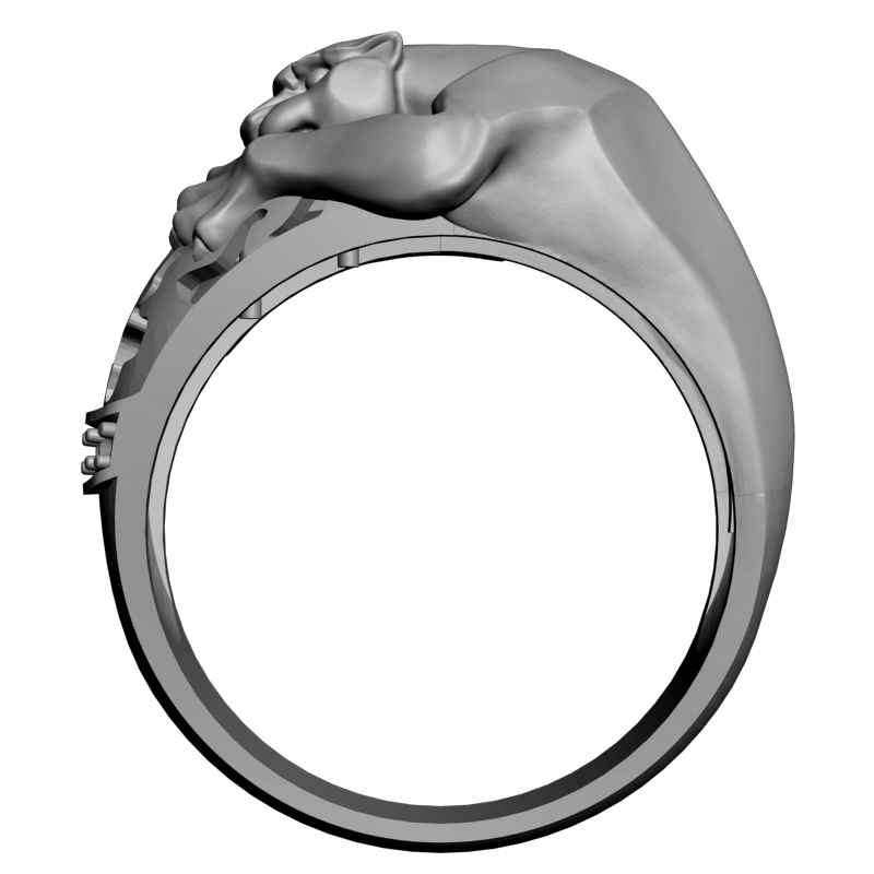 картинка Пантера кольцо RY2-114 3D-STL.COM