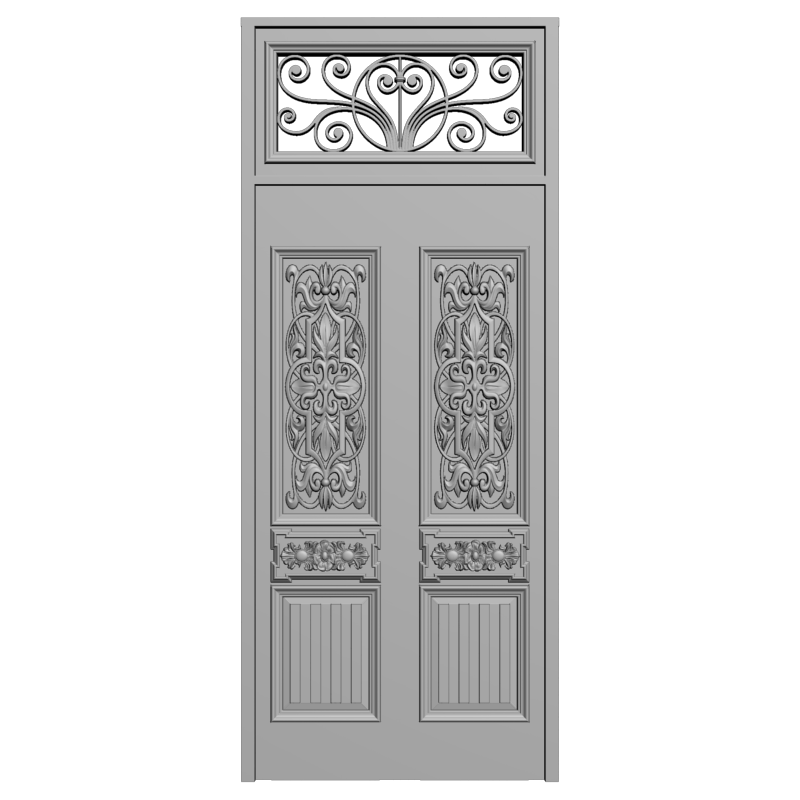 картинка Двери резные H3-074 3D-STL.COM