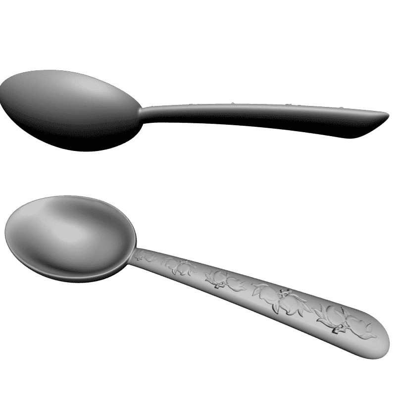 картинка Ложка H5-068 3D-STL.COM