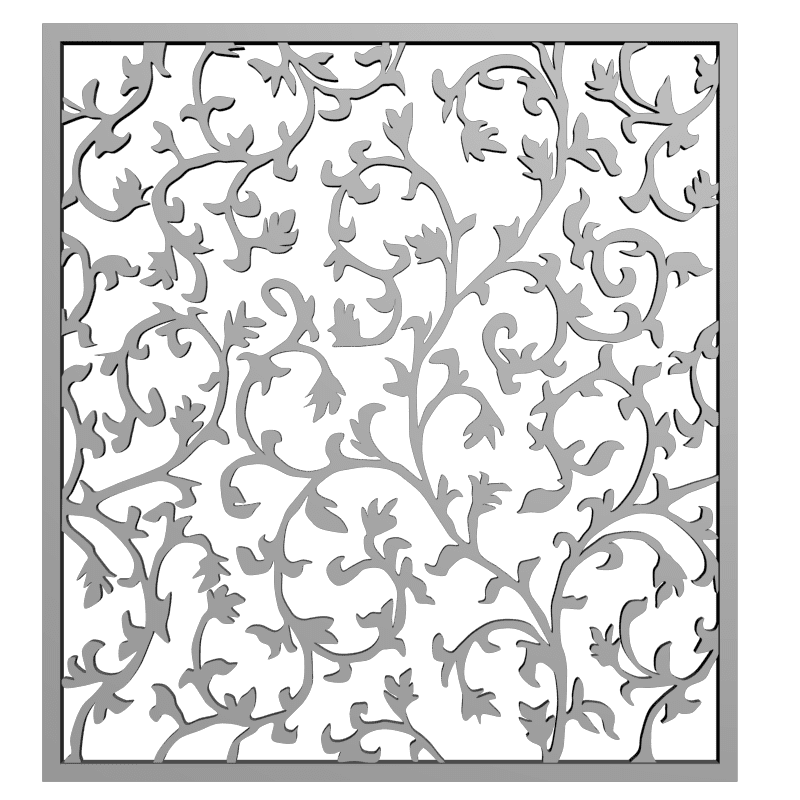 картинка Решётка декоративная D15-019 3D-STL.COM