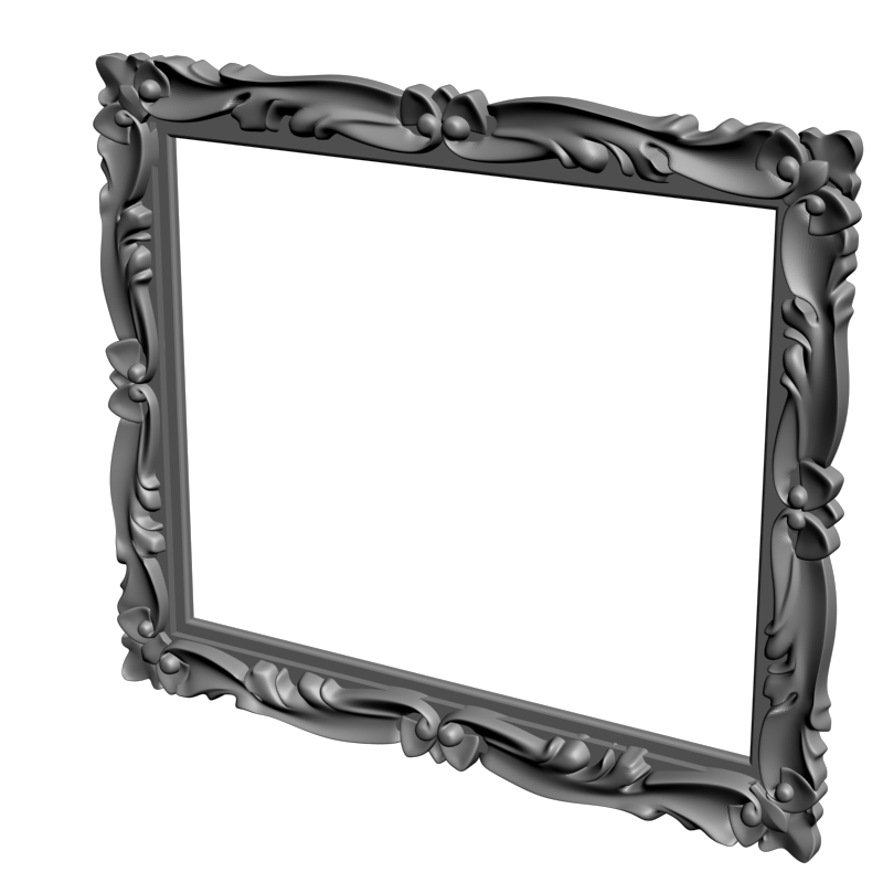 картинка Рамка резная D14-657 3D-STL.COM