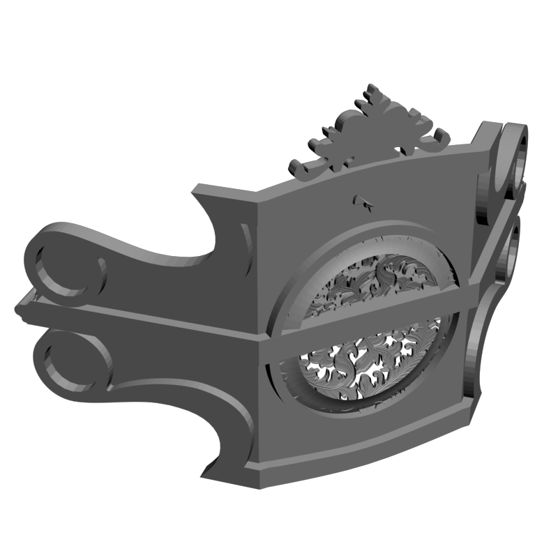 картинка Угловая полка M13-038 3D-STL.COM