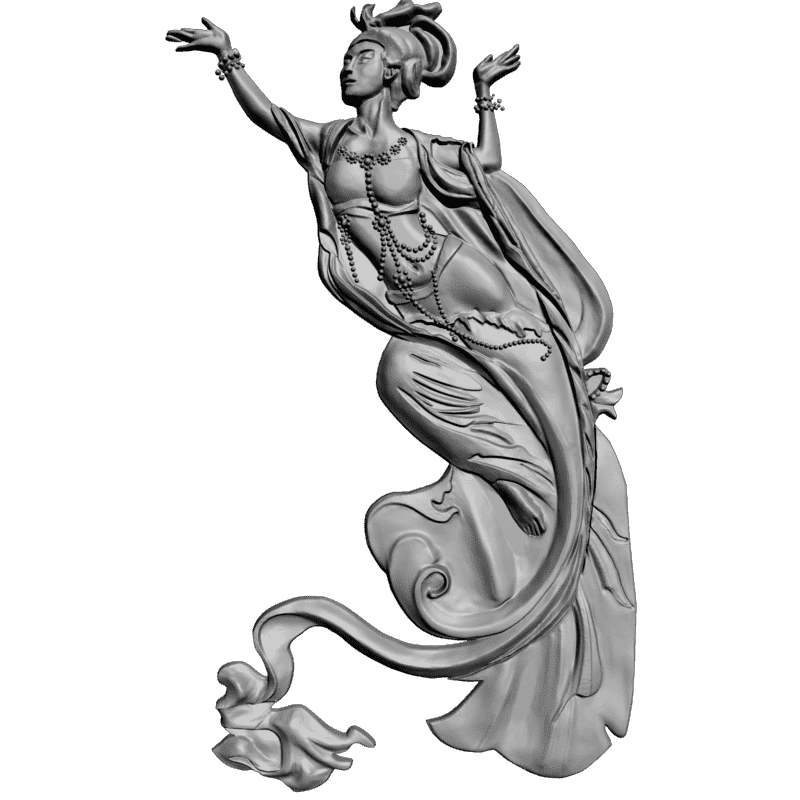 картинка Китайская дева L1-069 3D-STL.COM