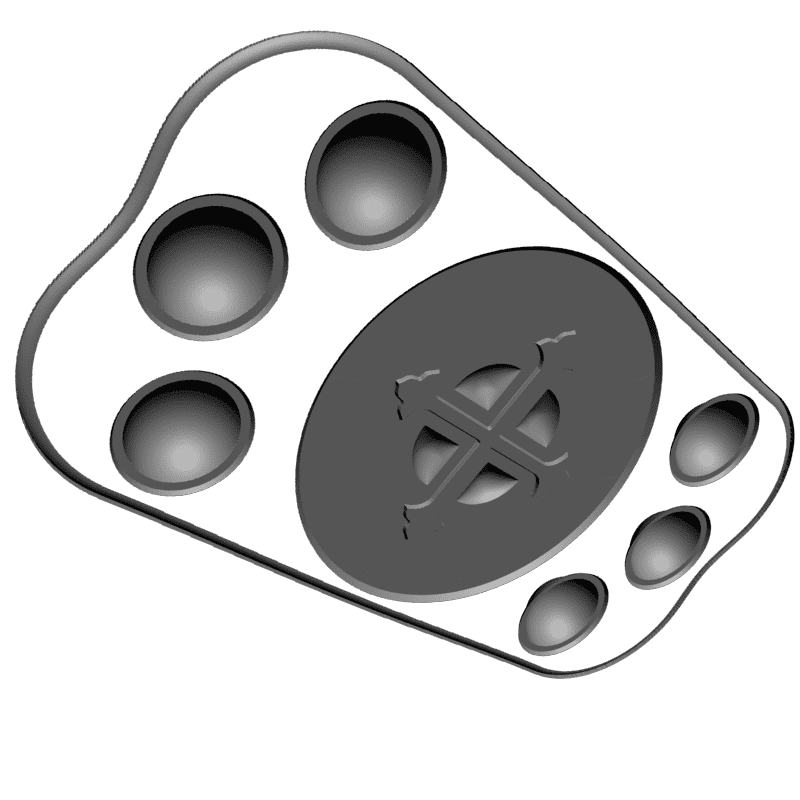 картинка Пасхальный поднос V8-020 3D-STL.COM