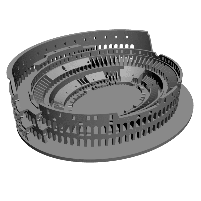 картинка Колизей H1-019 3D-STL.COM