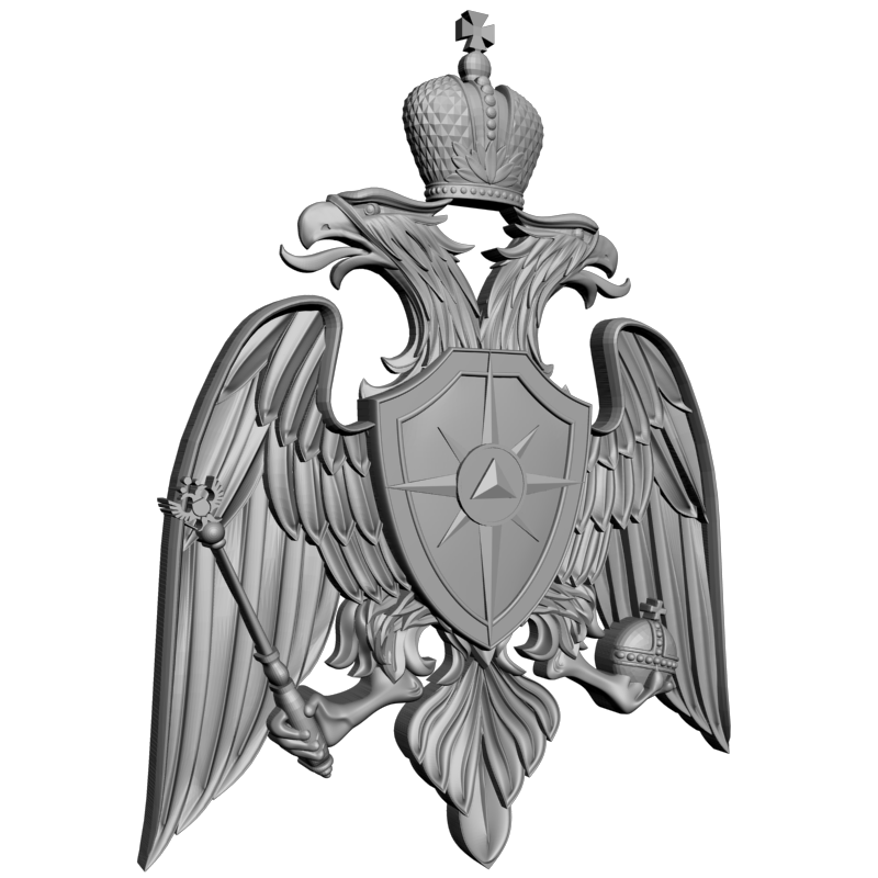 картинка Герб МЧС RG1-079 3D-STL.COM
