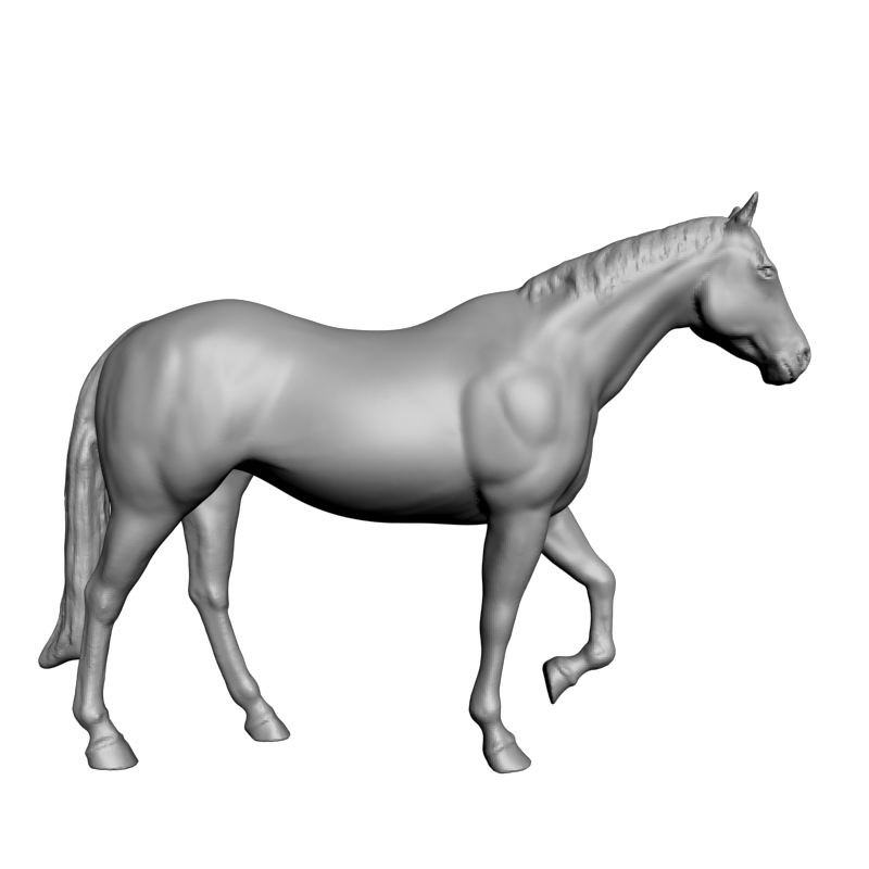 картинка Фигурка, игрушка, Лошадь F1-289 3D-STL.COM
